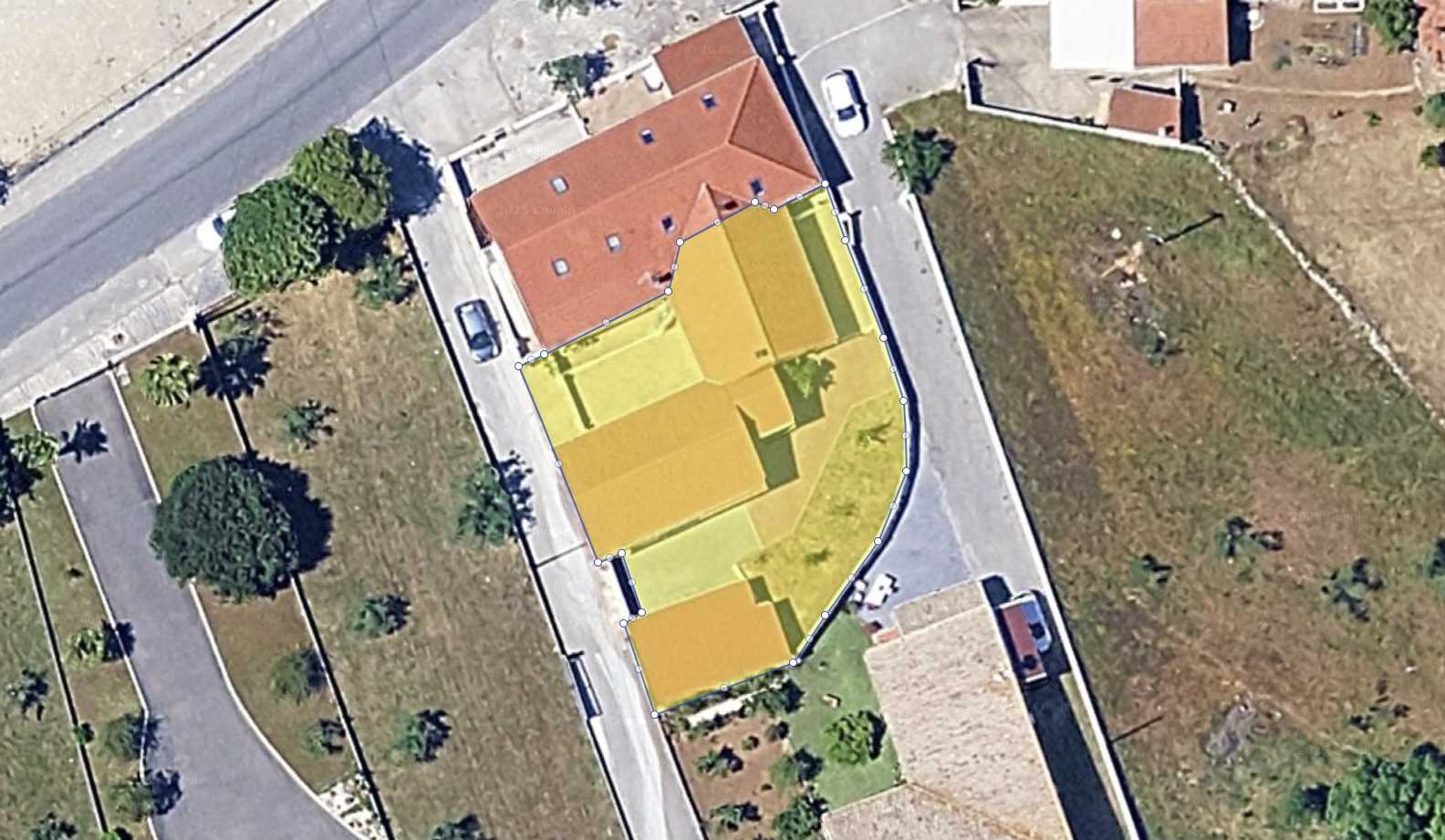 Vista aerea da propriedade